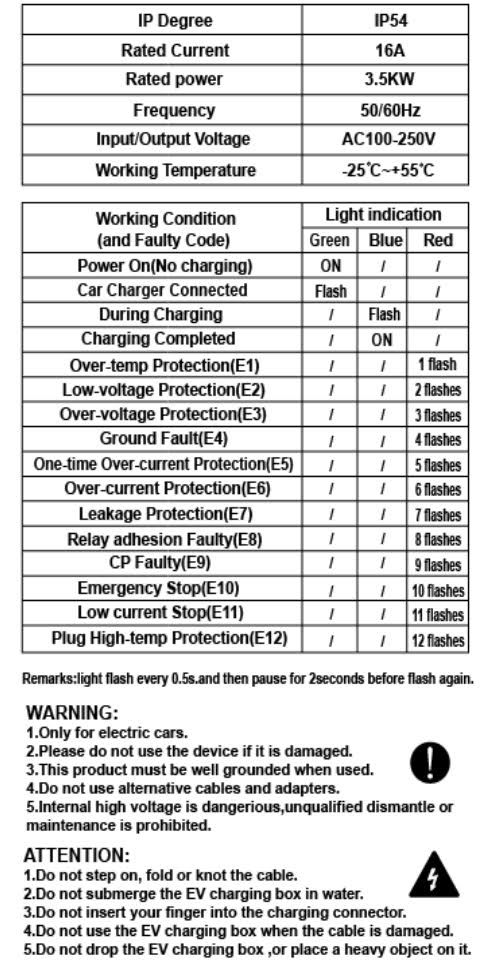 4-EVMOTIONS Delta Wi-Fi EVSE Type2 (max. 16A) Cabo EV