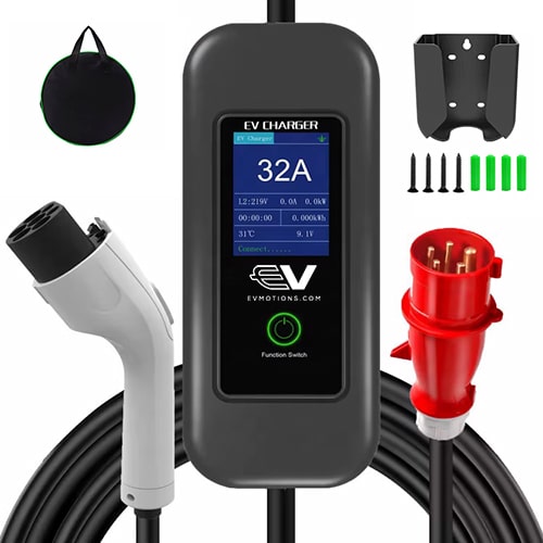 2-EVMOTIONS Delta Wi-Fi EVSE Type2 (3x16A) Cabo EV