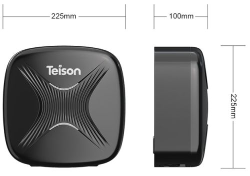 4-TEISON Smart Wallbox Type2 22kw Wi-Fi Cabo EV