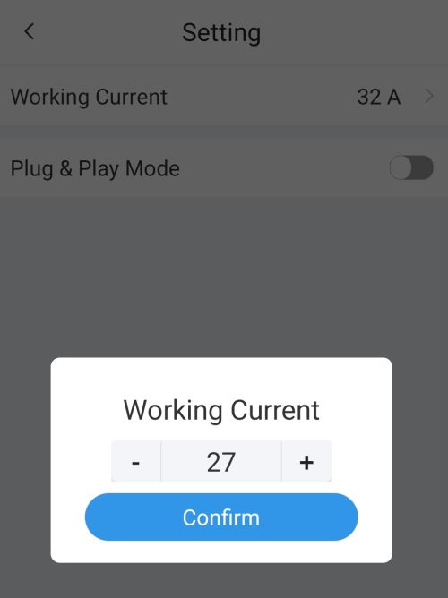 7-TEISON Smart Wallbox Type2 7.4kw Wi-Fi Cabo EV